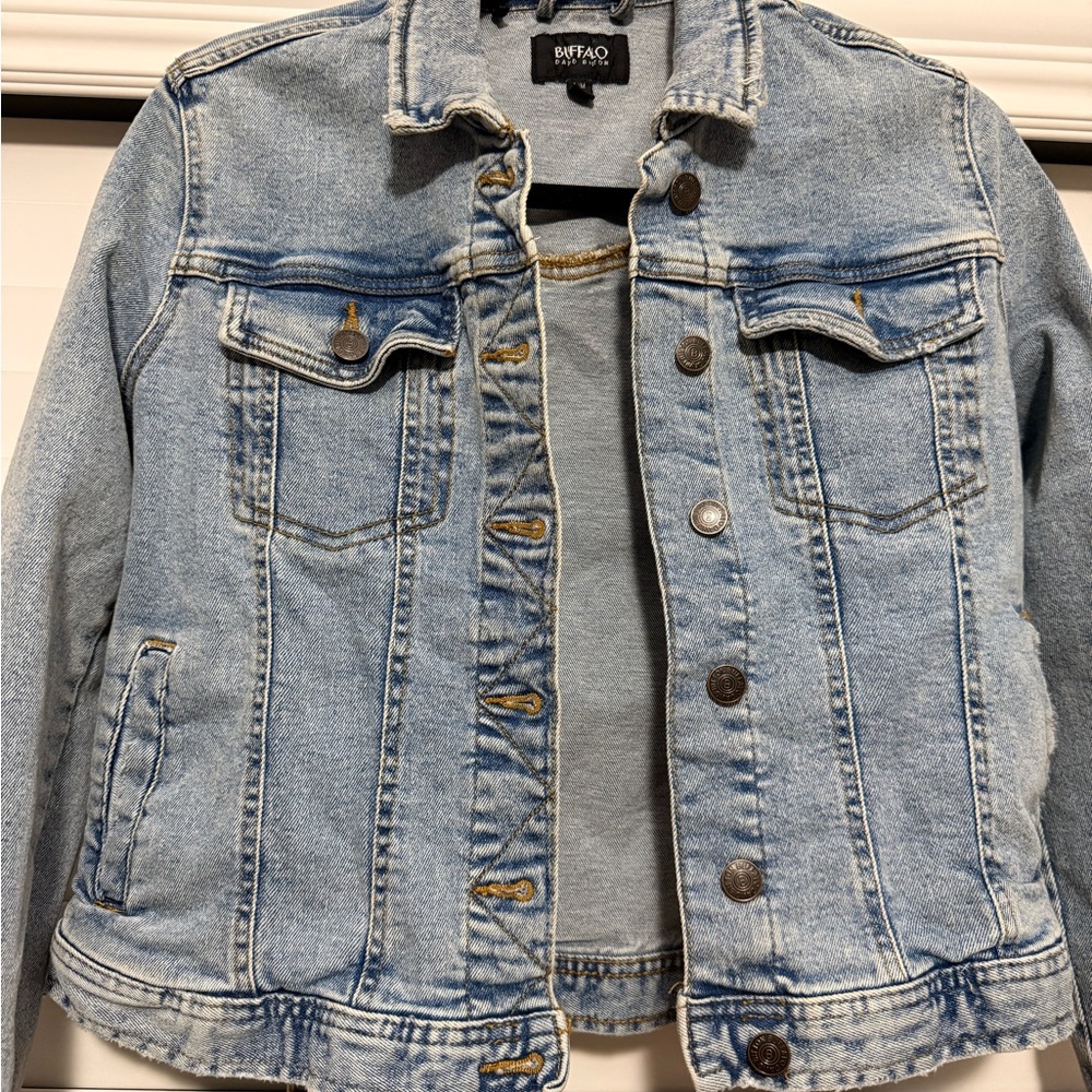 Buffalo David Bitton Light Blue Denim Jacket - Picture 2 of 4